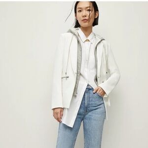 Veronica Beard Scuba Jacket White 0